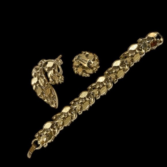 LISNER Signed Molded Jelly Lucite Brooch & Bracelet Designer Set - Vintage. - Picture 5 of 15